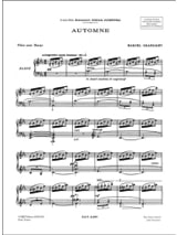 Automne - Marcel Grandjany - Partition - Harpe